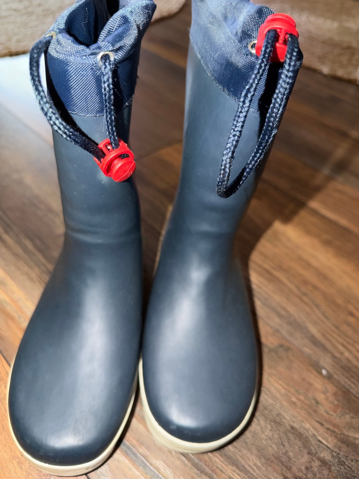 regenlaarzen - Maat 34. Tommy Hilfiger, Ophalen of Verzenden, Gedragen, Blauw, Regenlaarzen