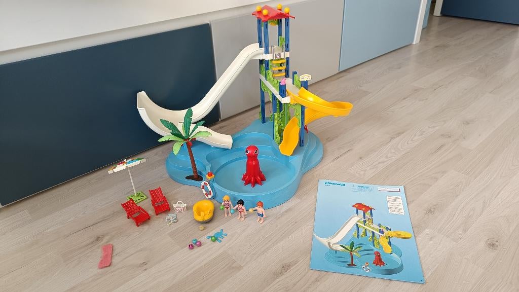 Playmobil waterpretpark met glijbaan 6669. Nieuwstaat!, Kinderen en Baby's, Speelgoed | Playmobil, Ophalen of Verzenden, Zo goed als nieuw