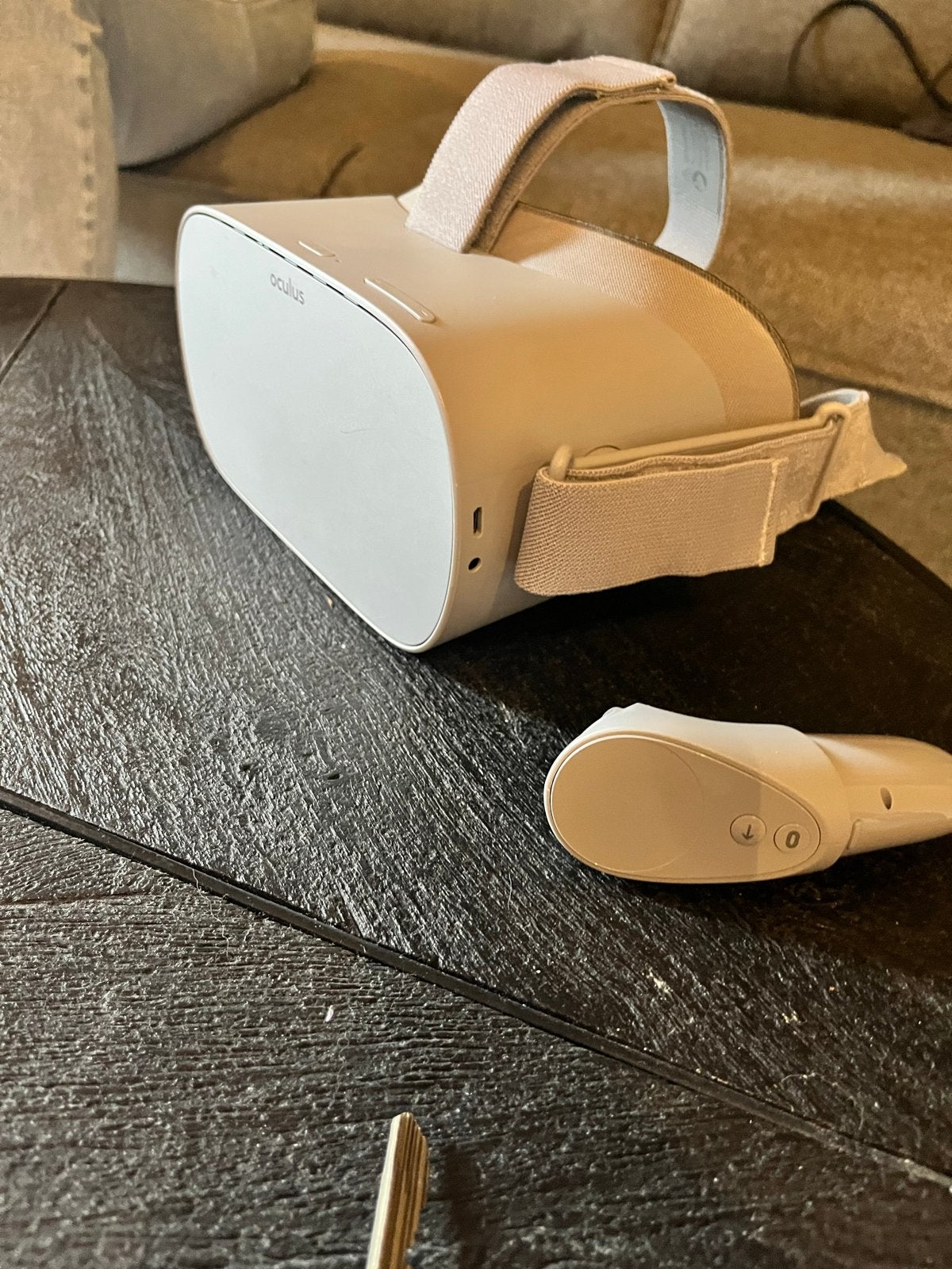 Oculus Go VR-bril met controller, Spelcomputers en Games, Virtual Reality, Ophalen, Zo goed als nieuw, VR-bril, Overige platformen