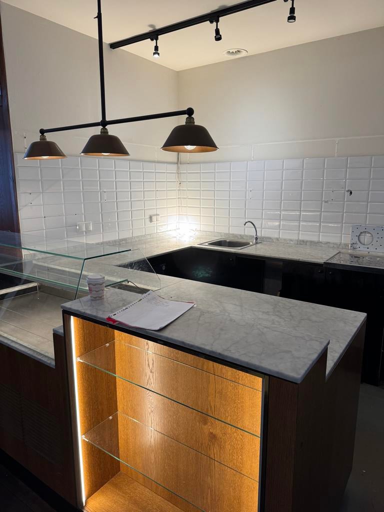 Koelvitrine 130b x 78d - Gedemonteerd en klaar voor transpor, Ophalen, Gebruikt