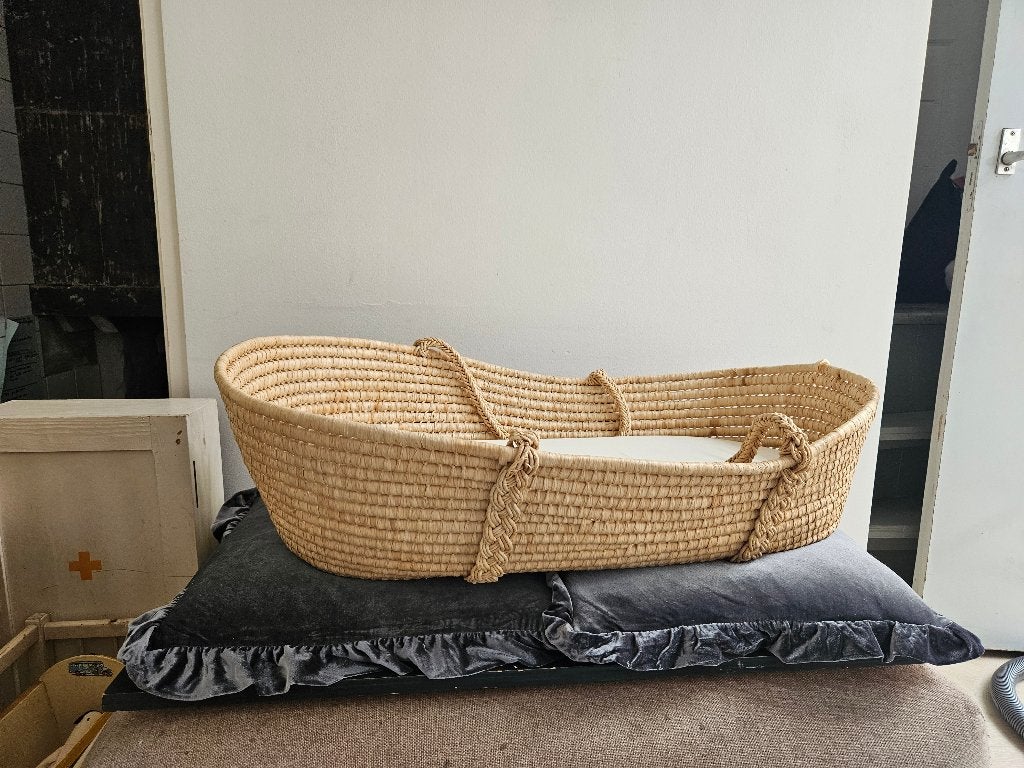 Reis wieg mand baby, Ophalen, Gebruikt, Minder dan 140 cm, Matras