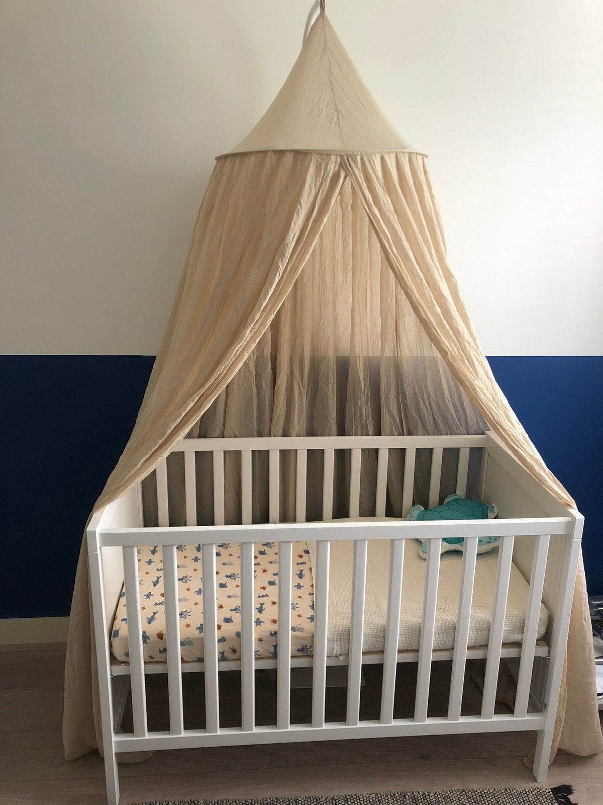 Sundvik ledikant, Kinderen en Baby's, Ophalen, Gebruikt, Minder dan 140 cm, Matras