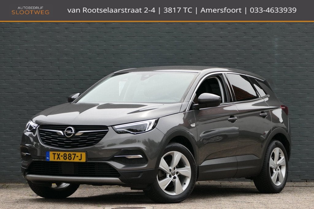 Opel Grandland X 1.2 Turbo Innovation Blis | Elektr. Klep |, Auto's, Opel, Voorwielaandrijving, Gebruikt, 1199 cc, Leder en Stof