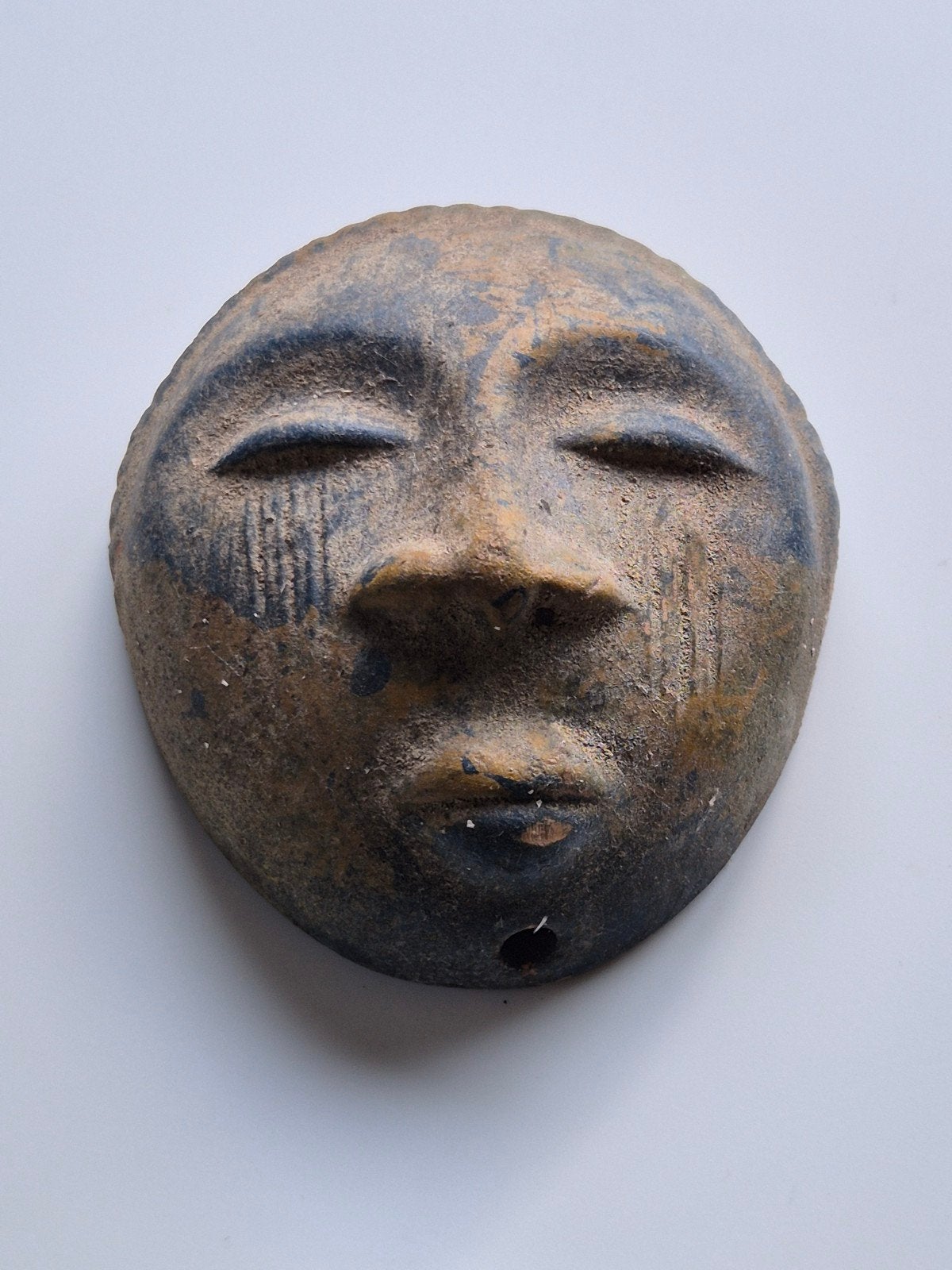 Oude Afrikaanse Masker - Steen/Keramiek, Steen/keramiek, Bruin, Afrika, Masker