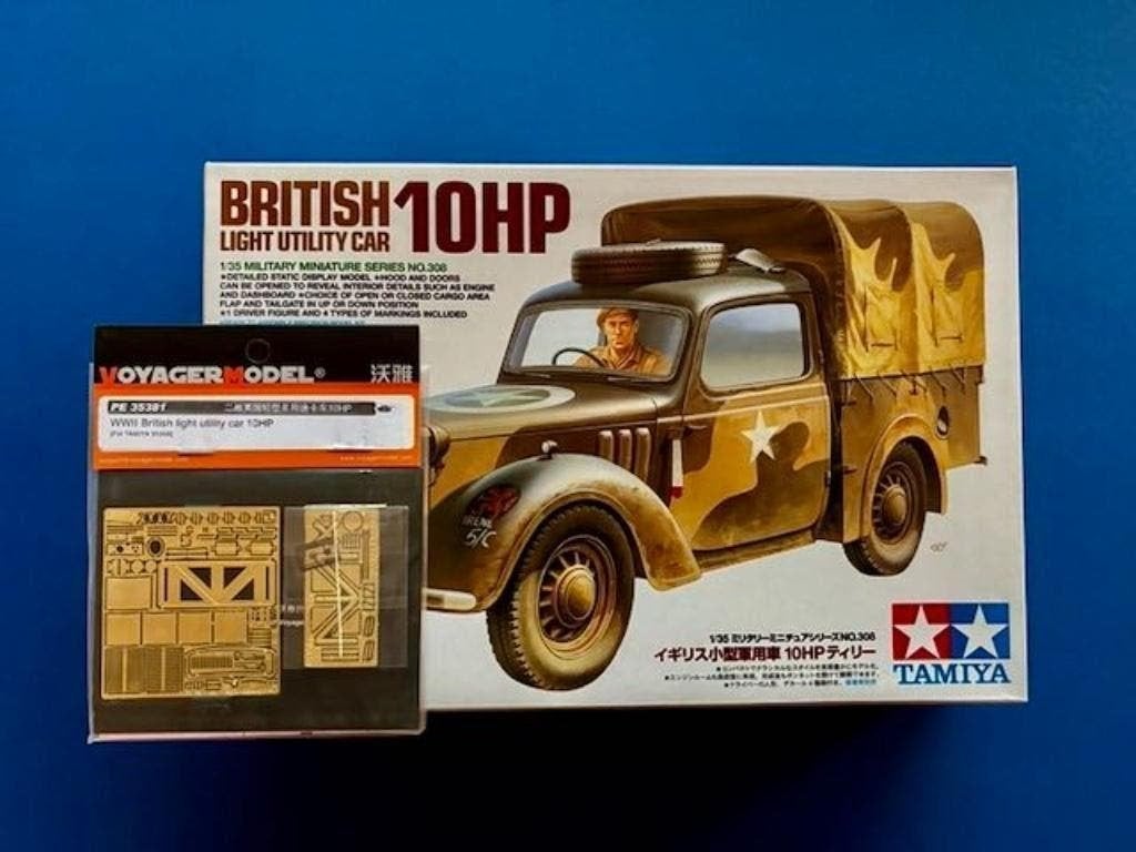 Tamiya	35308	British Light Utility Car 10HP 	1/35 incl PE, Italeri, Verzenden, 1:32 tot 1:50, Overige typen