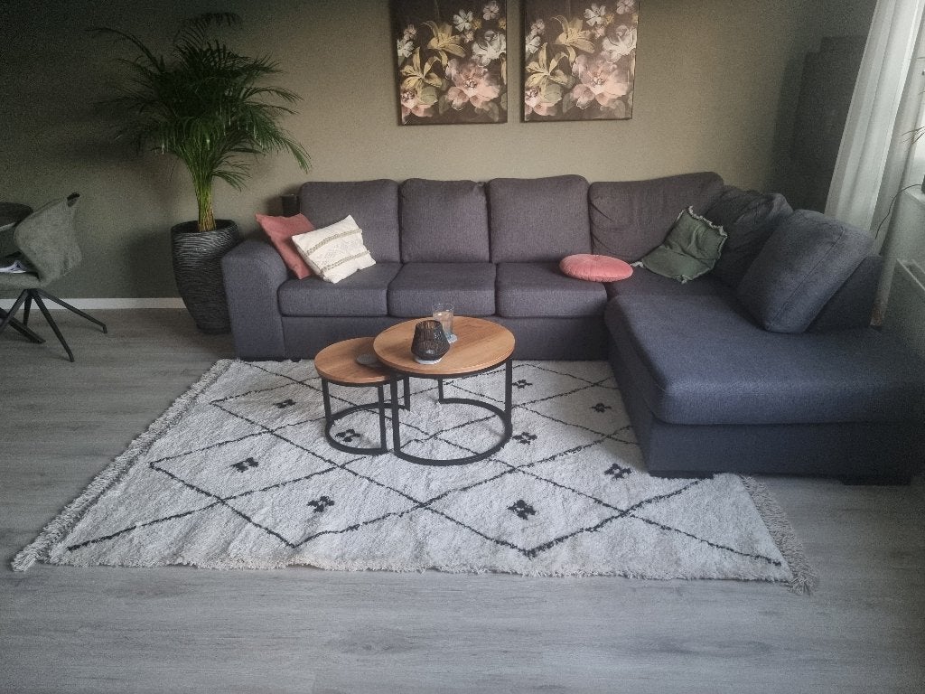 Hoekbank, Ophalen, 250 tot 300 cm, Gebruikt, Hoekbank
