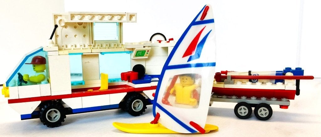 Lego Surf N' Sail Camper 6351 (1992), Gebruikt, Verzenden, Lego, Compleet