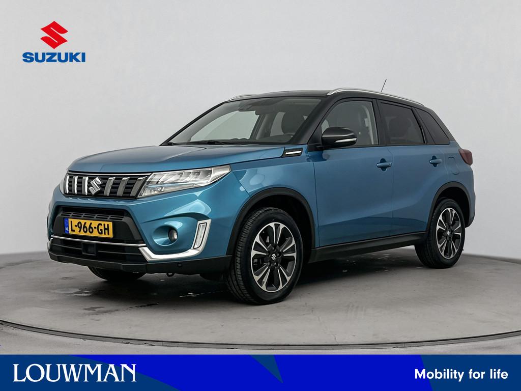 Suzuki Vitara 1.4 Boosterjet Style Smart Hybrid Automaat | P, Auto's, Suzuki, 12 maanden, Gebruikt, 4 cilinders, Blauw