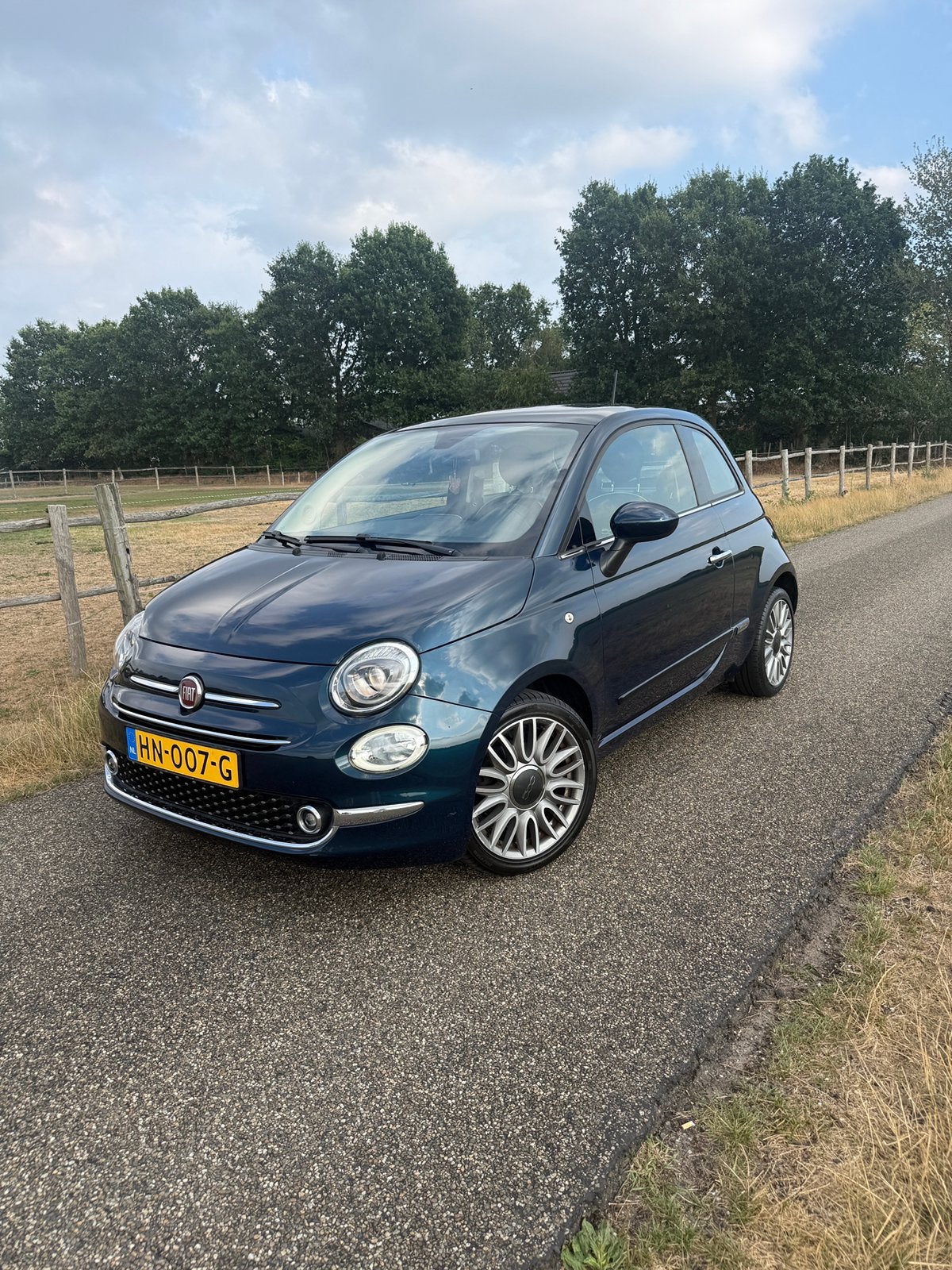 Fiat 500 Twinair Turbo | Automaat & Panoramadak, Auto's, Fiat, Leder en Stof, Origineel Nederlands, Particulier, 915 kg