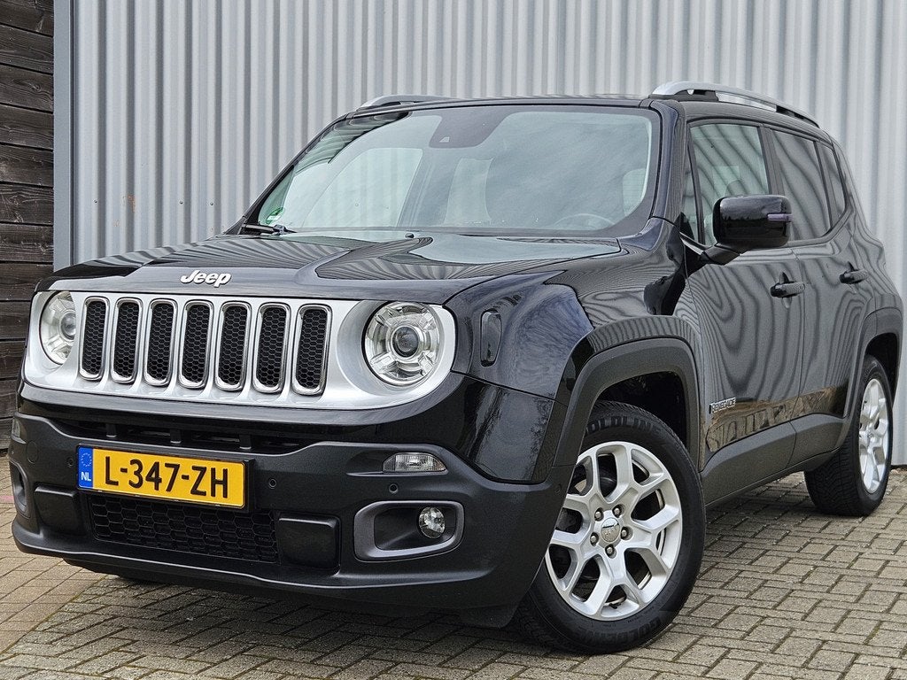Jeep Renegade 1.4 MultiAir Limited /Automaat/Dealer Onderhou, Auto's, Jeep, Gebruikt, 4 cilinders, Automatische klimaatregeling