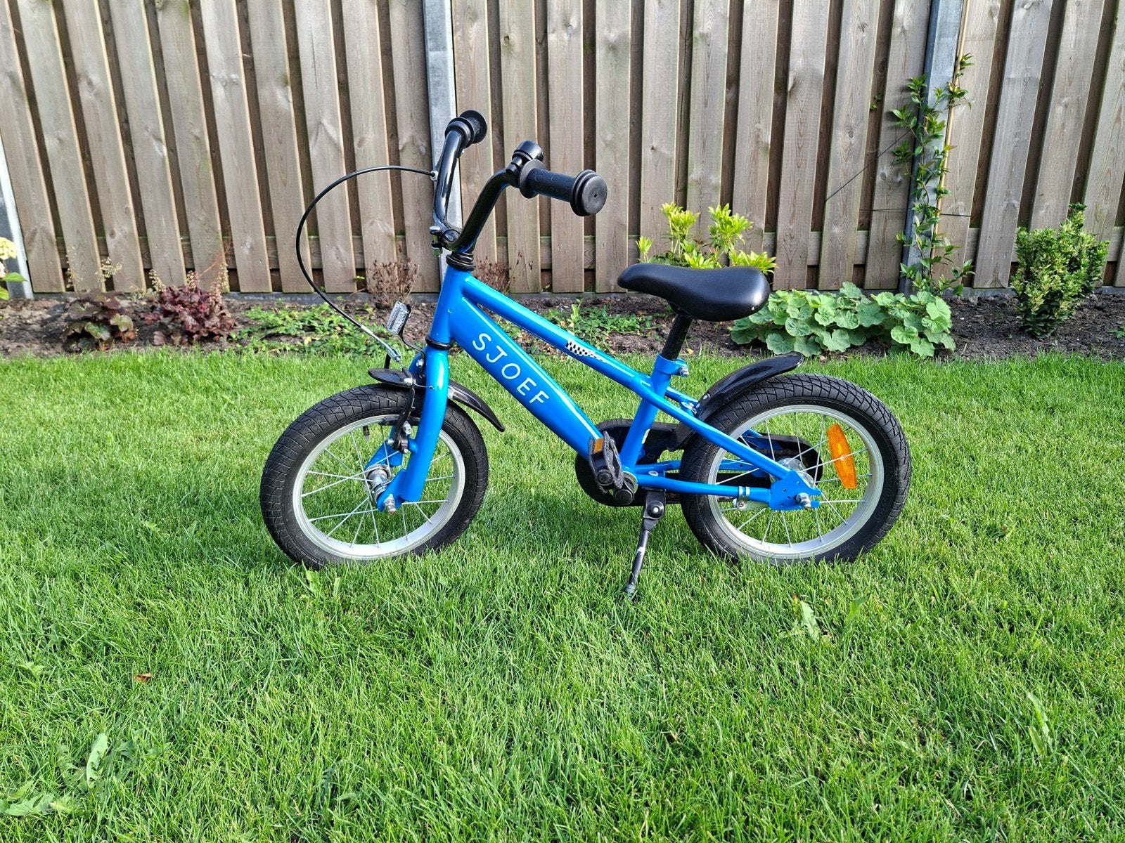Nette kinderfiets Sjoef, 14 inch, Ophalen, Zo goed als nieuw, Minder dan 16 inch