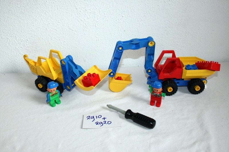 Technisch Duplo Toolo set 2910 + 2920 compleet, Gebruikt, Ophalen of Verzenden, Compleet, Duplo
