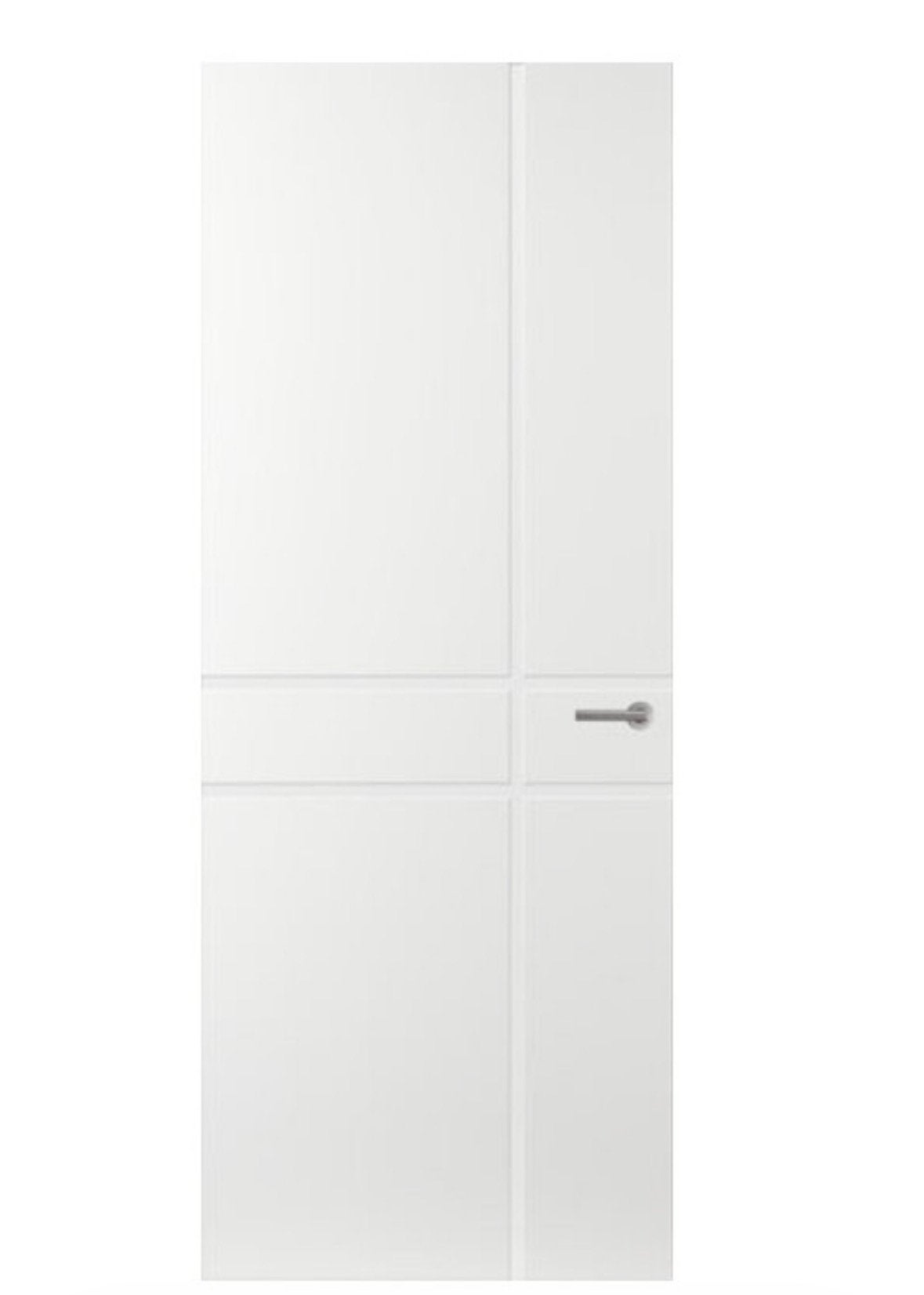 Witte Svedex Nova Design NDB955 deur 231,5 x 93 opdek links, Ophalen, 215 cm of meer, Binnendeur, Glas
