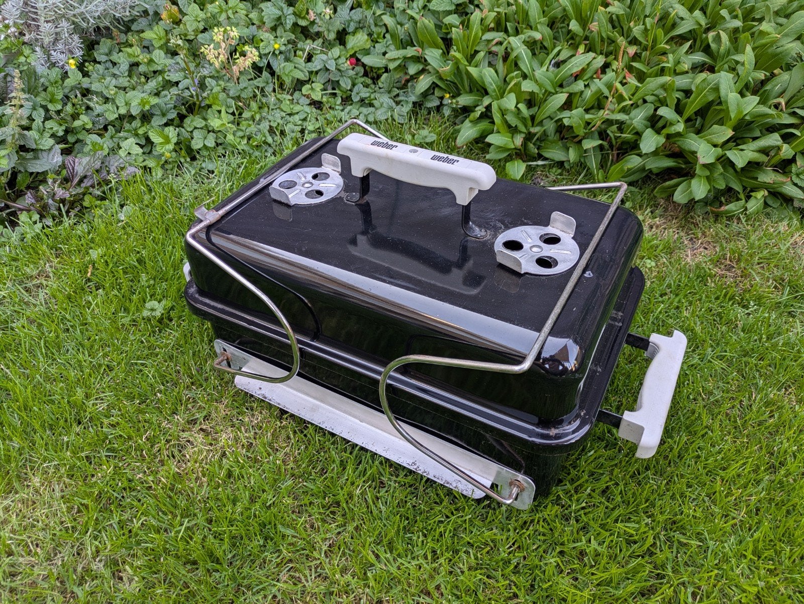 Weber Go-Anywhere Houtskoolbarbecue - Draagbaar en Compact, Tuin en Terras, Ophalen of Verzenden, Gebruikt, Weber