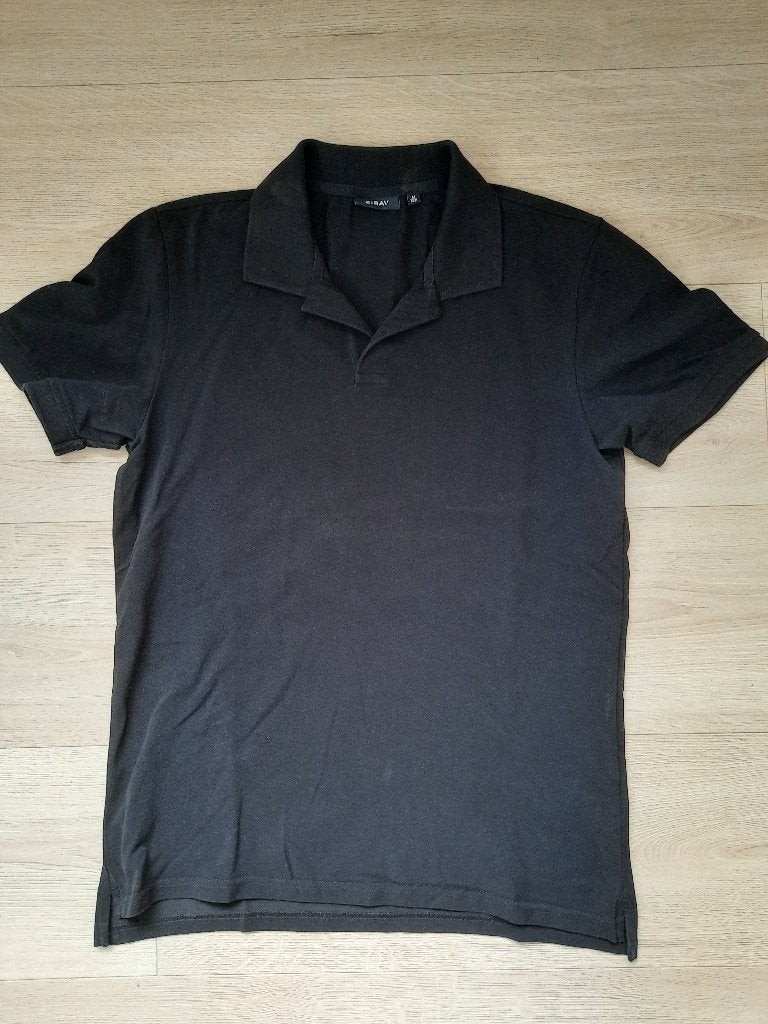 Polo T-shirt Girav M zwart, Girav, Maat 48/50 (M), Zwart, Ophalen of Verzenden