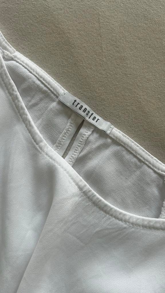 Witte tuniek van Transfer, maat 38, Verzenden, Zo goed als nieuw, Maat 38/40 (M), Wit