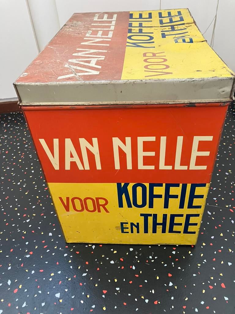 Van Nelle koffieblik, Verzamelen, Blikken, Ophalen of Verzenden, Gebruikt, Koffie, Van Nelle