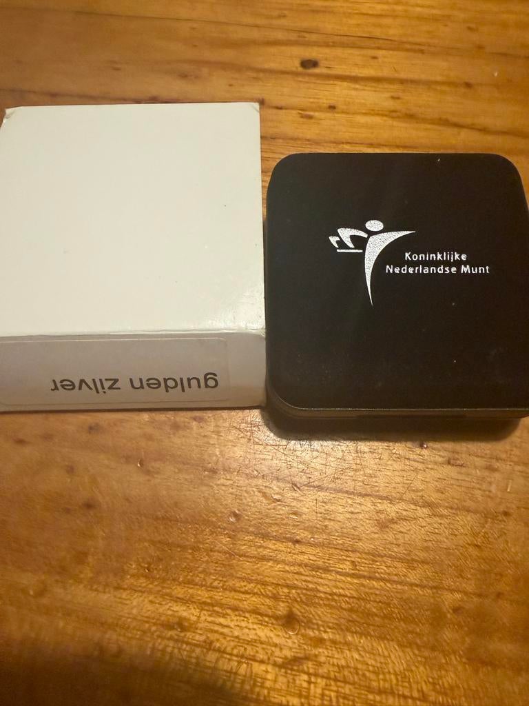 Zilveren Gulden 2001 Prooflike - Koninklijke Nederlandse Mun, 1 gulden, Koningin Beatrix, Zilver, Ophalen of Verzenden