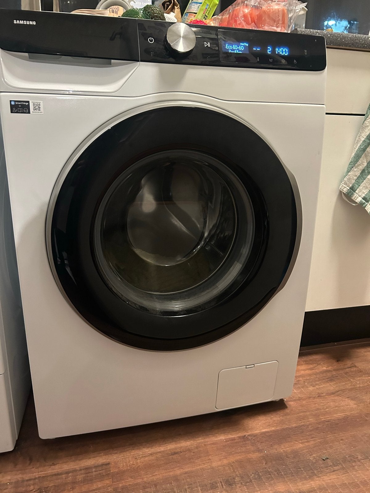 Samsung WW90DG6U25LK 6000-serie wasmachine, Ophalen, 1200 tot 1600 toeren, 8 tot 10 kg, Zo goed als nieuw