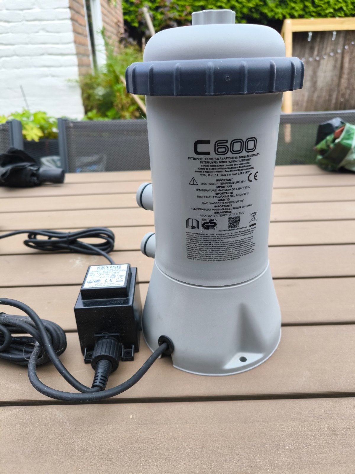 Intex C600 filterpomp voor zwembad, Ophalen of Verzenden, Nieuw, Filter