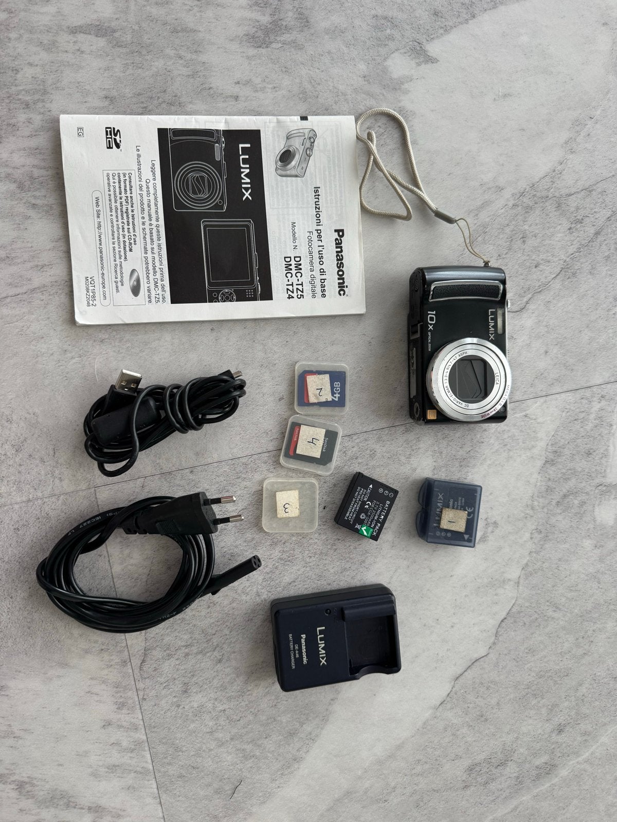 Panasonic Lumix DMC-TZ5 Compactcamera met 10x optische zoom, Ingebouwde flitser, Gebruikt, Panasonic, Ophalen of Verzenden