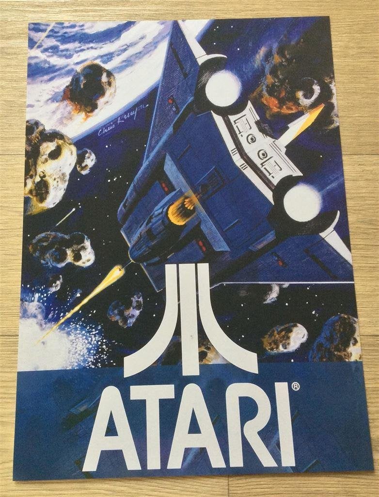 ATARI Mooi Retro Arcade Affiche Gameroom Mancave Poster, Verzenden, 1 speler, Nieuw, Vanaf 3 jaar