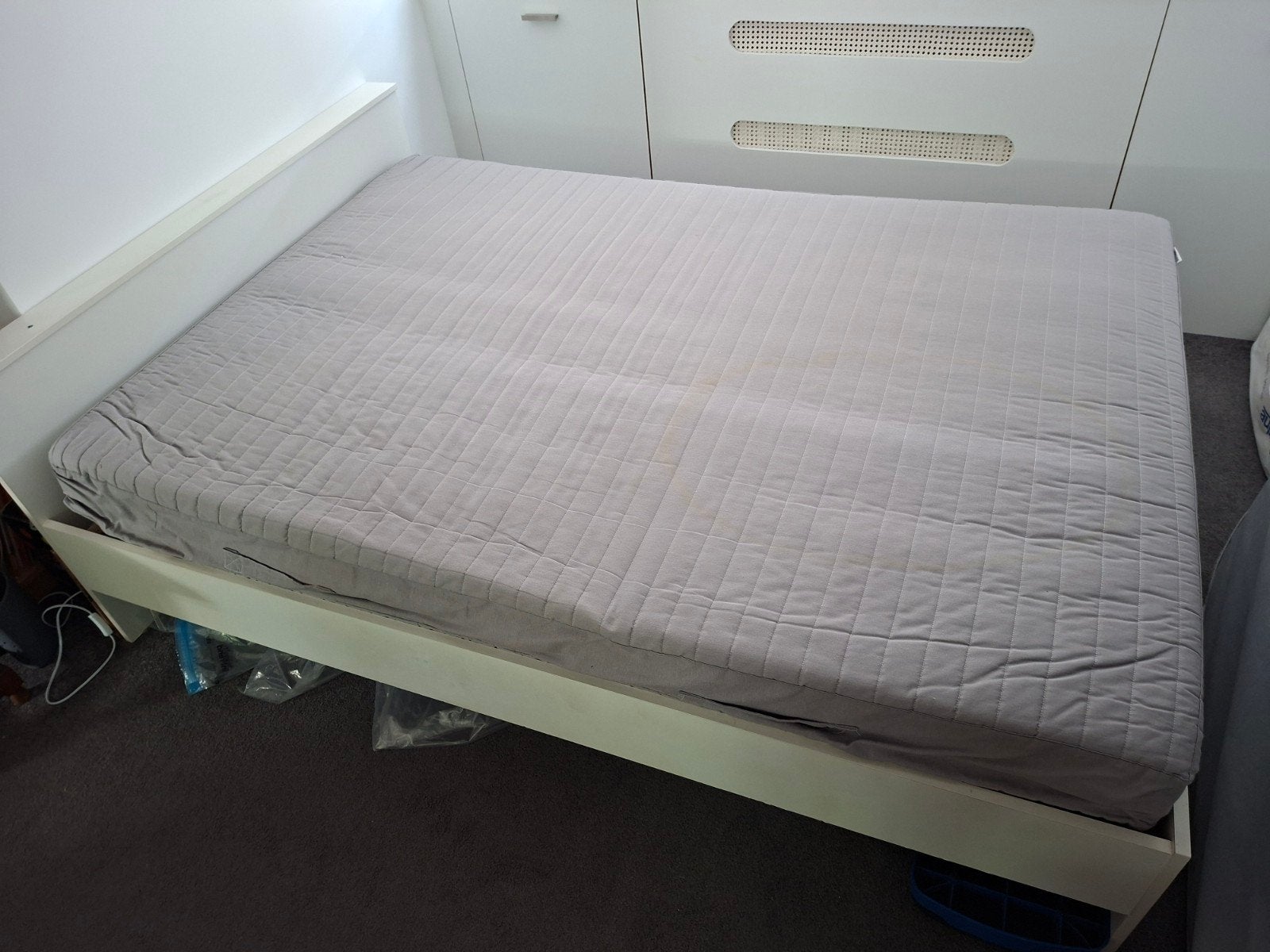 Ikea sultan matras 140x200, Ophalen, Gebruikt, Tweepersoons, 140 cm