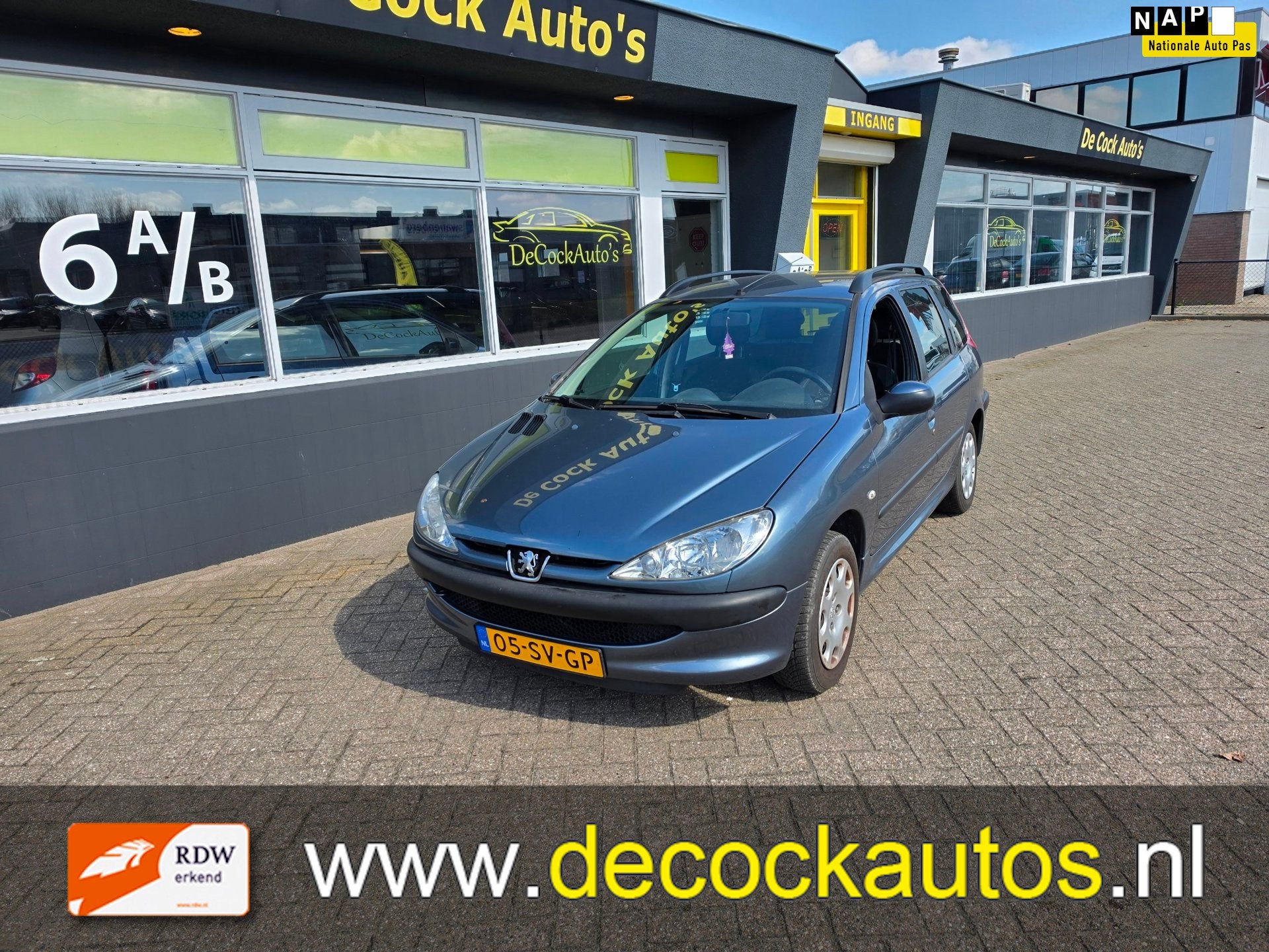 Peugeot 206 SW 1.4 One-line/TREKHAAK, Auto's, Voorwielaandrijving, 4 cilinders, Origineel Nederlands, Handgeschakeld
