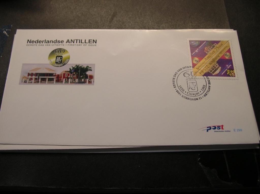 Ned Antillen 1998 FDC Cooper en Lybrand, Ophalen of Verzenden, Postfris
