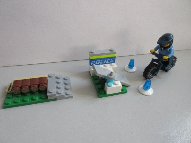 30638 Politie Motor Training met bouwtekening, City, Lego, Ophalen of Verzenden, Complete set