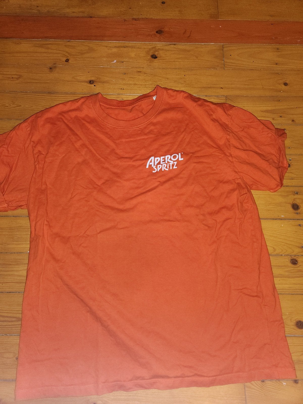 Aperol Spritz T-shirt - Oranje - Maat XL, Maat 46/48 (XL) of groter, Oranje, Ophalen of Verzenden, Zo goed als nieuw