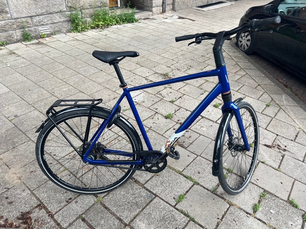 Koga F3 2.0 XL 60 Belt en Nexus 8, Versnellingen, Zo goed als nieuw, 57 tot 61 cm, Schijfrem