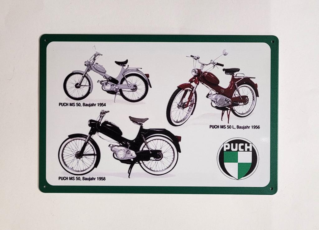 Puch Eitank collage reclamebord van metaal wandbord deco, Reclamebord, Info@deconoord.nl, Deco Noord, Nieuw