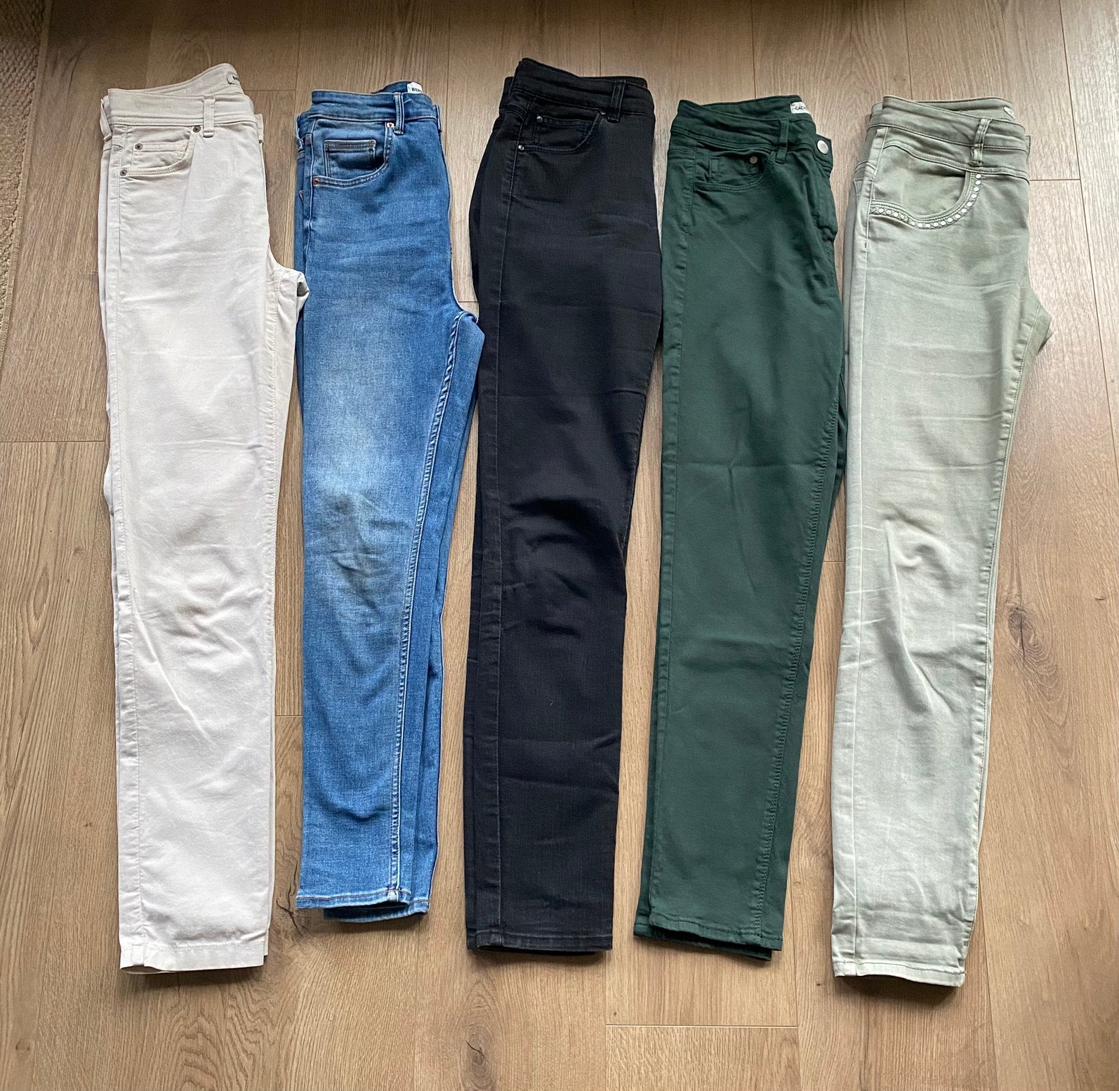 5x skinny jeans oa:ANGELS,RED BUTTON..mt:36, B, Verzenden, A, C