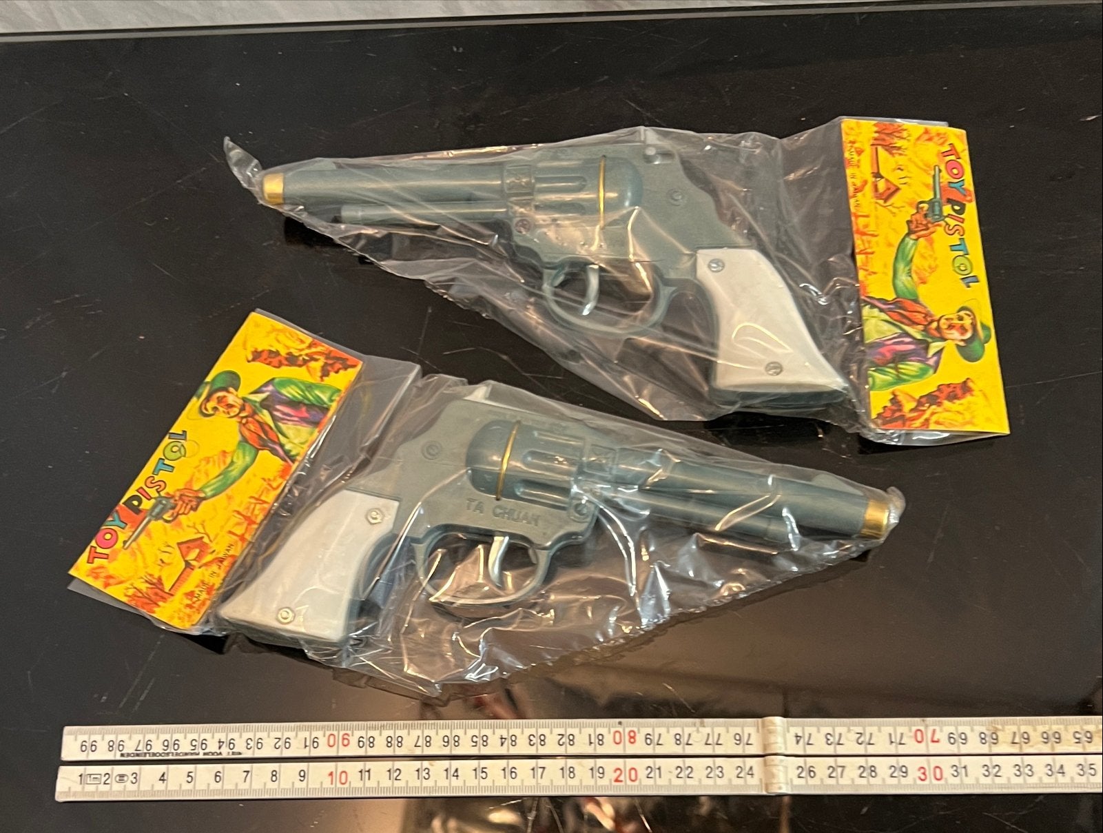 Vintage Speelgoed Pistool - Nieuw in Verpakking (12 stuks), Ophalen of Verzenden