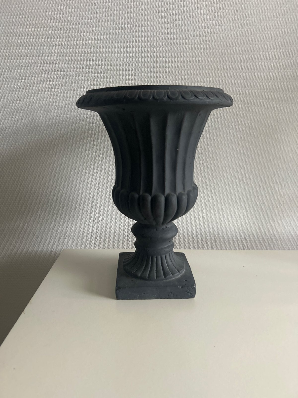 Franse vaas, Ophalen, Zo goed als nieuw, Grijs, 35 cm