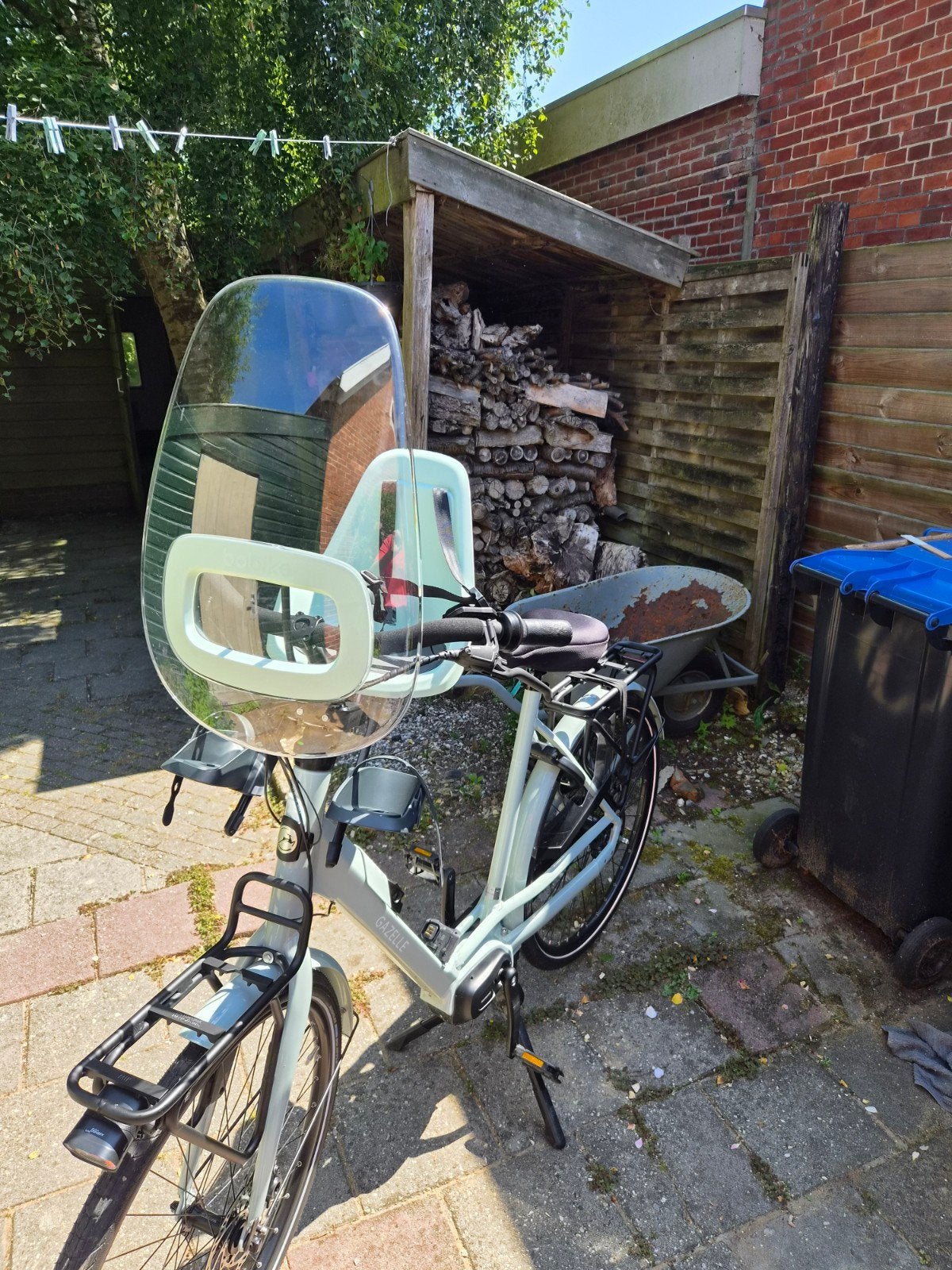 Bobike Go Mini, Fietsen en Brommers, Fietsaccessoires | Fietsstoeltjes, Nieuw, Voorzitje, 9 t/m 18 kg, Voetsteuntjes, Ophalen