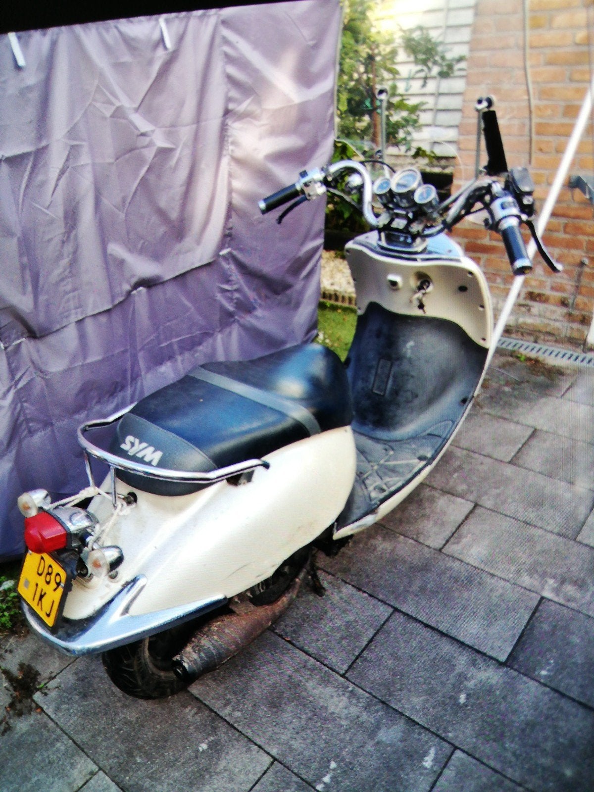 SYM scooter - opknapper, accu defect, loopt 70 km/u, Gebruikt, SYM, Maximaal 45 km/u, Ophalen of Verzenden
