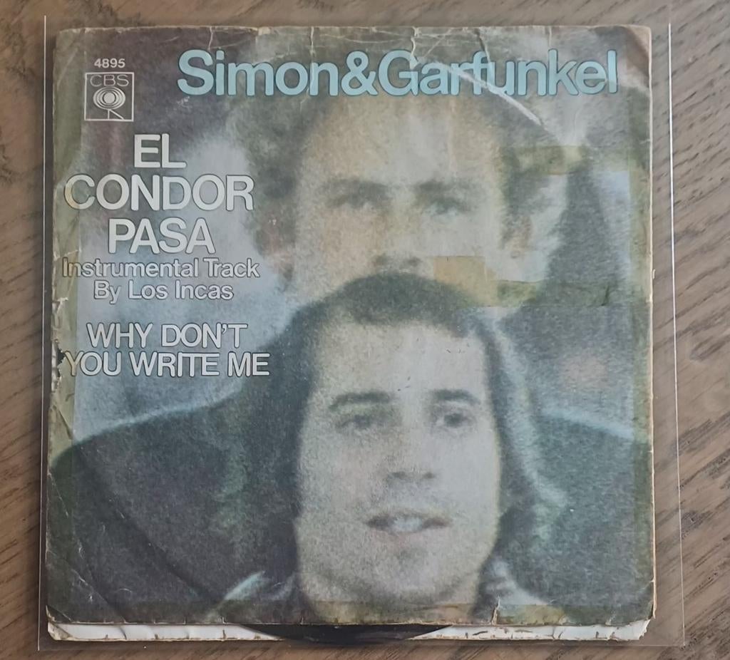 Simon & Garfunkel - El Condor Pasa - slechte kwaliteit hoes!, Ophalen of Verzenden