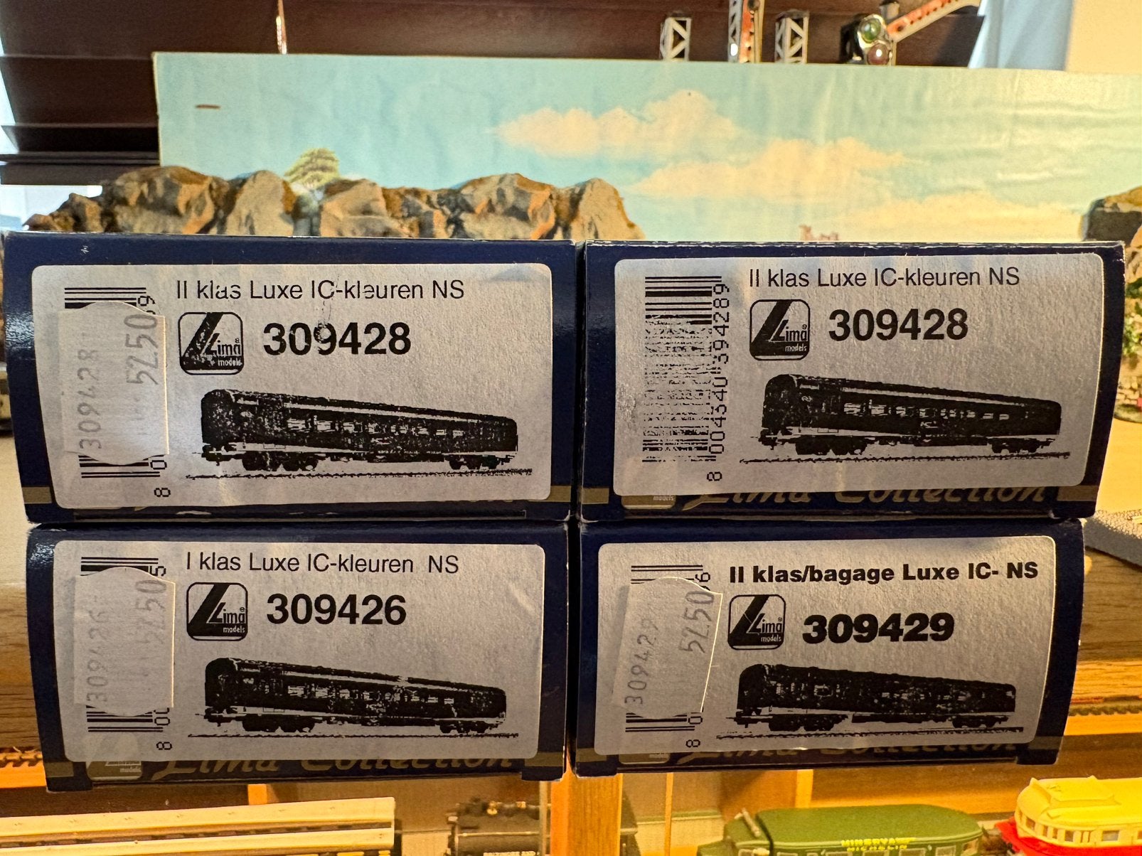 Lima NS IC+ set 4 rijtuigen, Treinset, Gelijkstroom, Verzenden, Lima