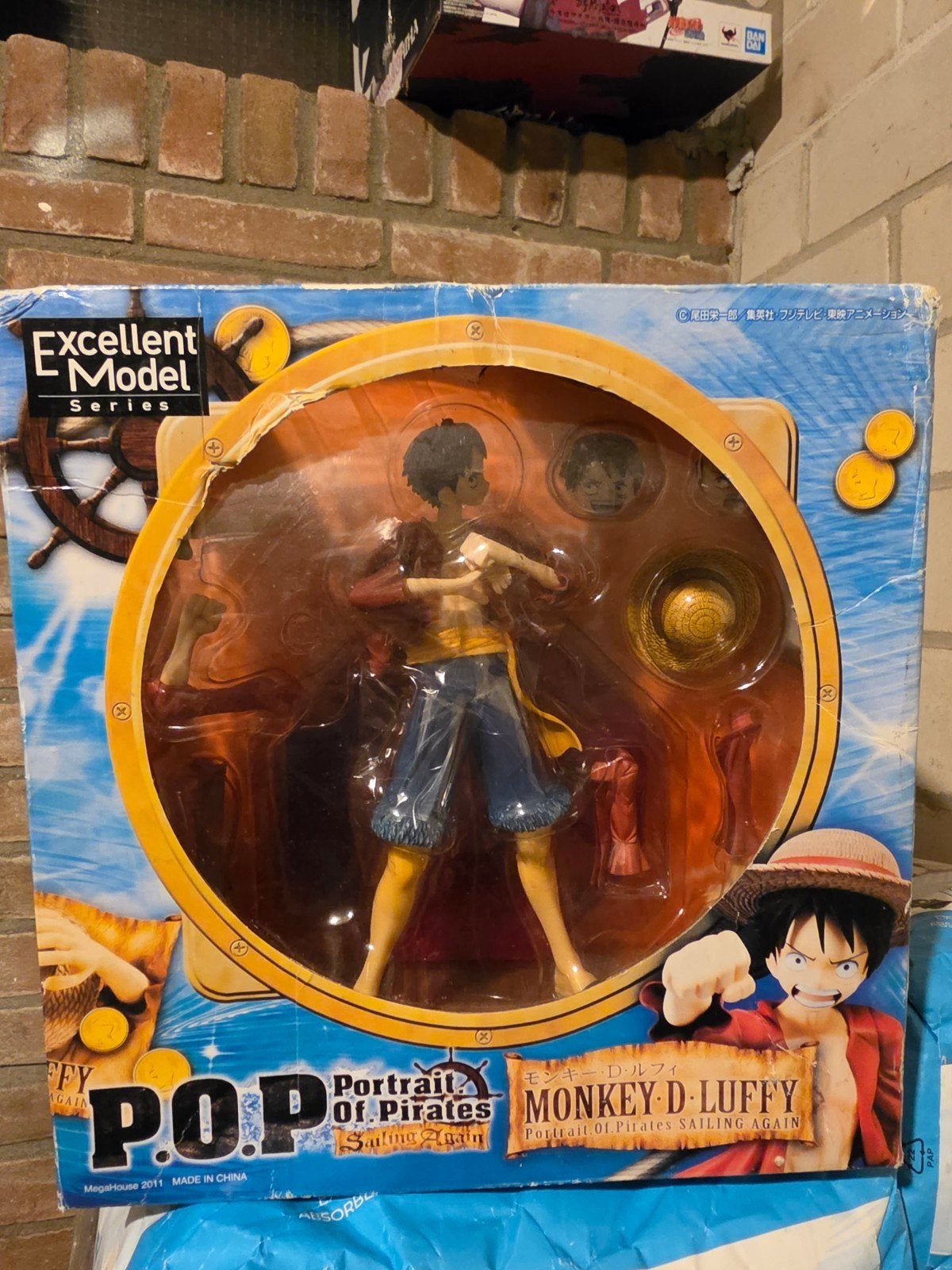 One Piece P.O.P. Roronoa Zoro & Monkey D. Luffy figure (NIB), Ophalen, Zo goed als nieuw