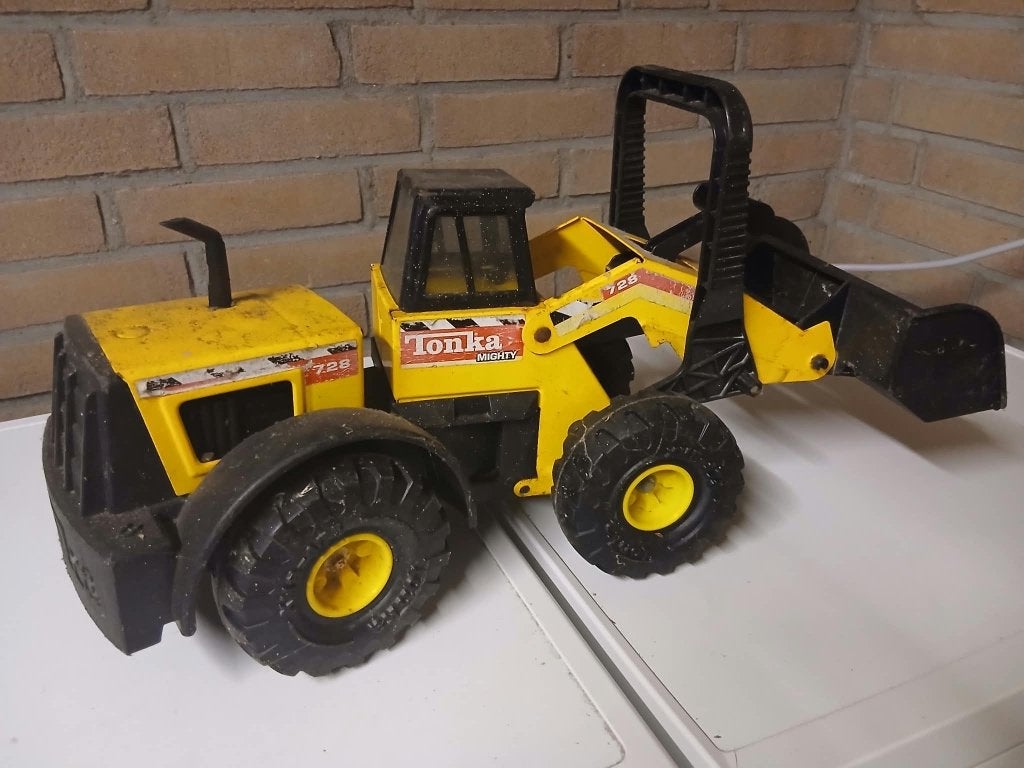 Tonka, loader & dump truck, Ophalen, Gebruikt