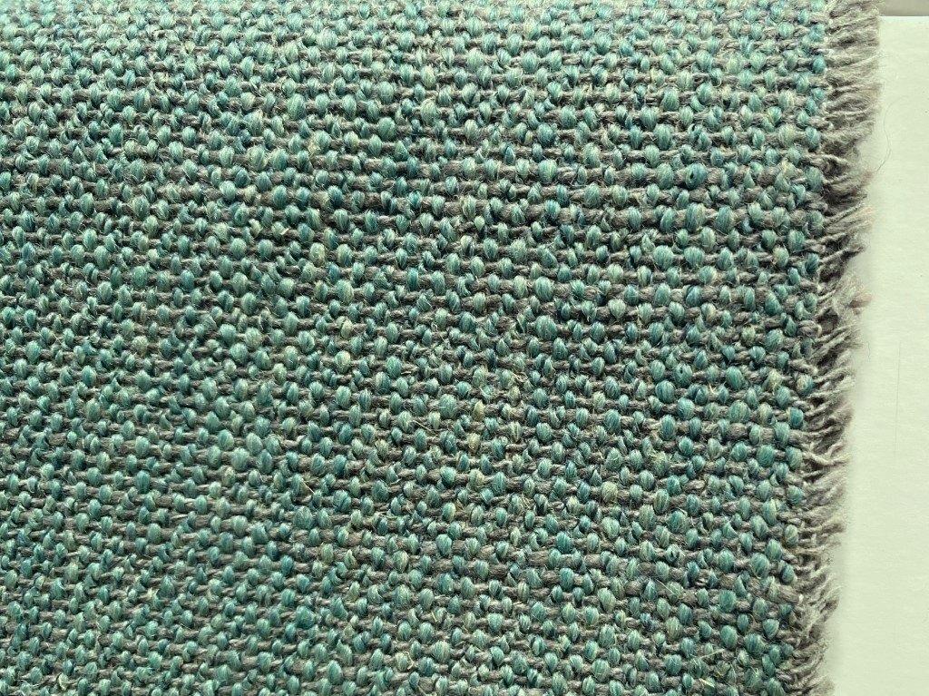 Meubelstof Nardo; lichtgroenblauw (aqua); 23 meter NU €40 pm, Overige materialen, Blauw, 120 cm of meer, Ophalen of Verzenden