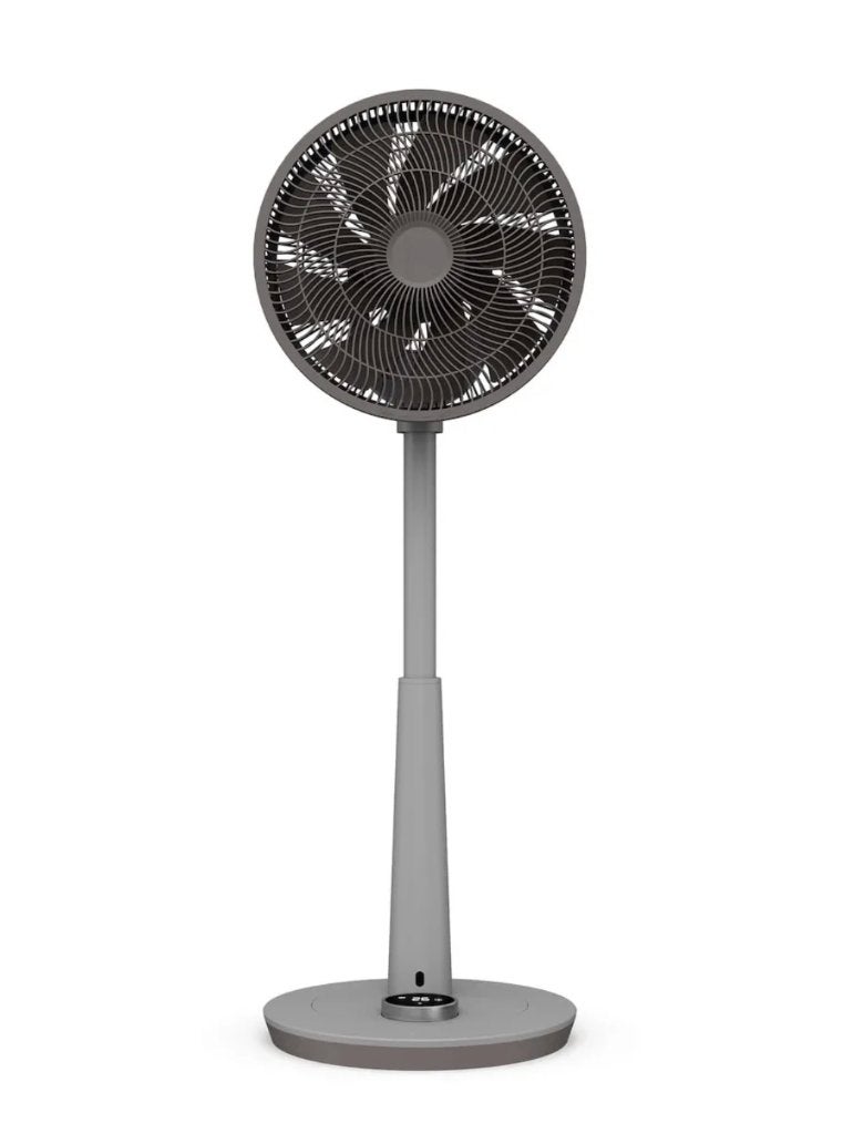 Stille ventilator met statief - Grijs, Ophalen, Ventilator met afstandsbediening, Zo goed als nieuw, Statiefventilator