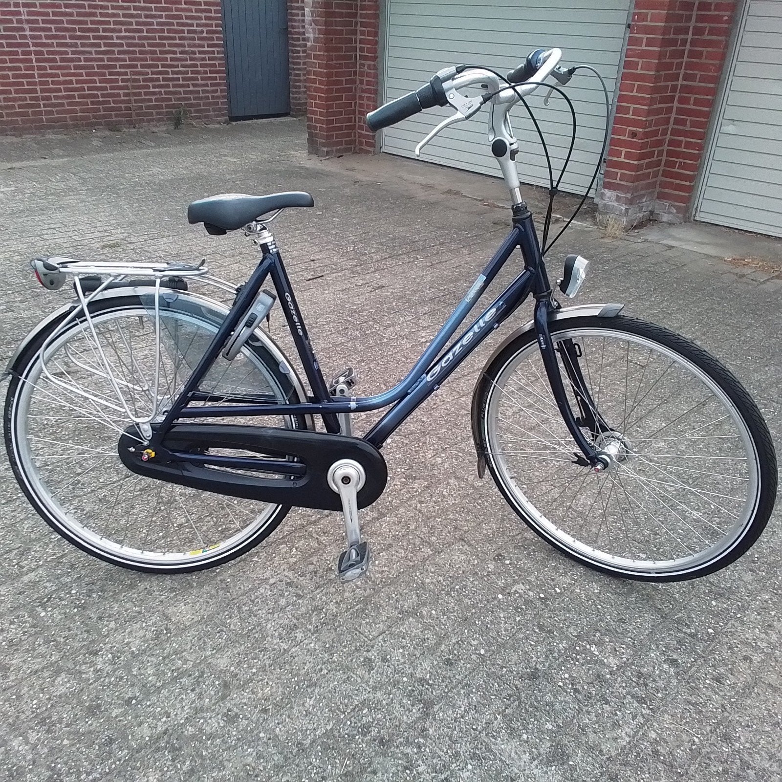 Zeer nette damesfiets gazelle Devos, 57 cm, Versnellingen, Zo goed als nieuw, Gazelle, 56 cm of meer