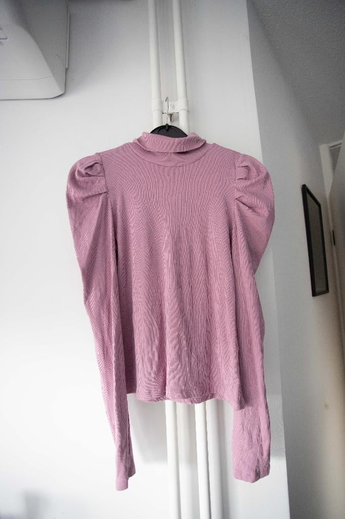 Roze dunne trui met pofmouwtjes Monki maat S, Kleding | Dames, Truien en Vesten, Ophalen of Verzenden, Monki, Roze, Maat 36 (S)