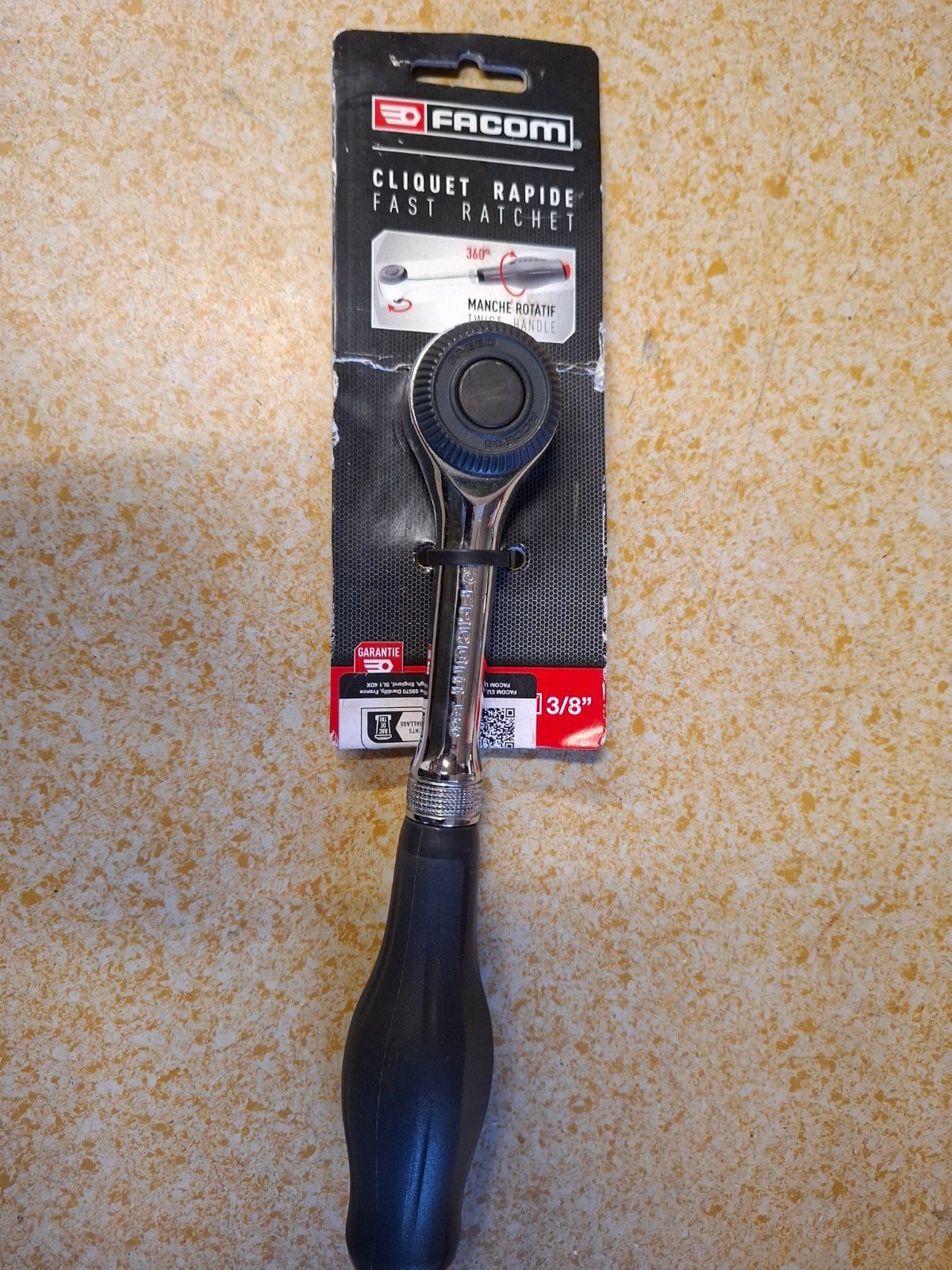 Facom 3/8 ratelsleutel met omkeerbaar handvat, Auto diversen, Autogereedschap, Ophalen of Verzenden, Nieuw