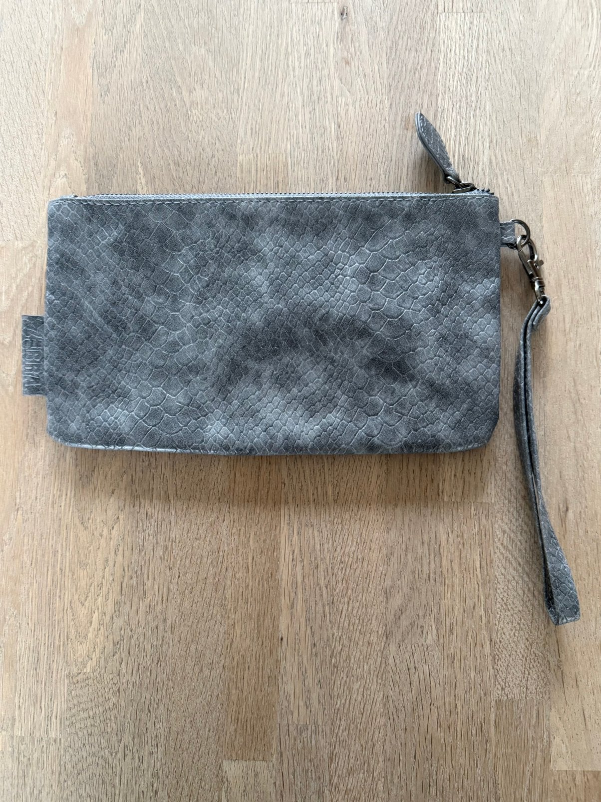 Grijze Clutch van Zebra., Ophalen of Verzenden, Zo goed als nieuw, Grijs, Avondtasje