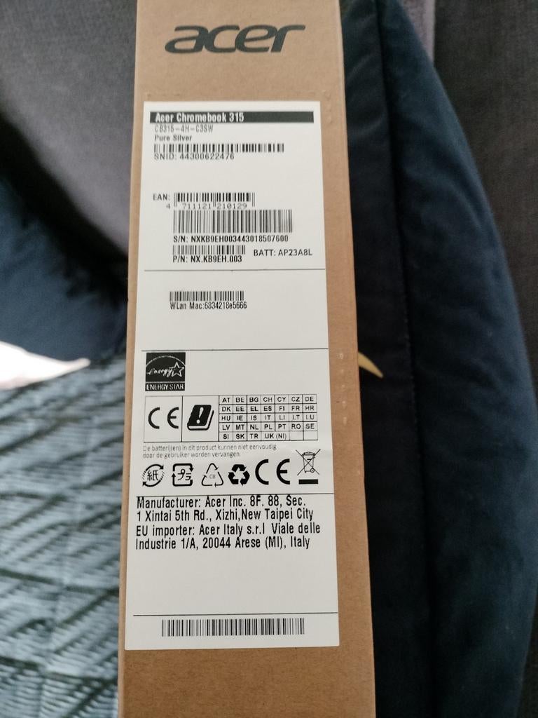 Acer Chromebook 315 CB315-4H-C3SW - Nieuw in doos, Computers en Software, Chromebooks, 4 GB of minder, 15 inch, Qwerty, Nieuw