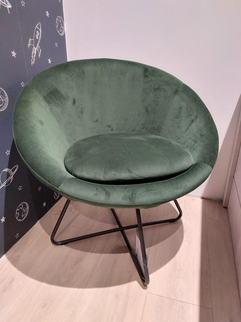 Kidsmill Bo Lounge Chair - Forest Green, Ophalen, Overige kleuren, Overige materialen, Nieuw